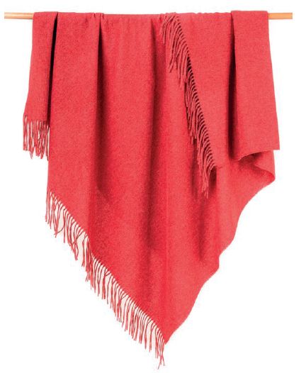 Solid Color Blanket , Color: Red