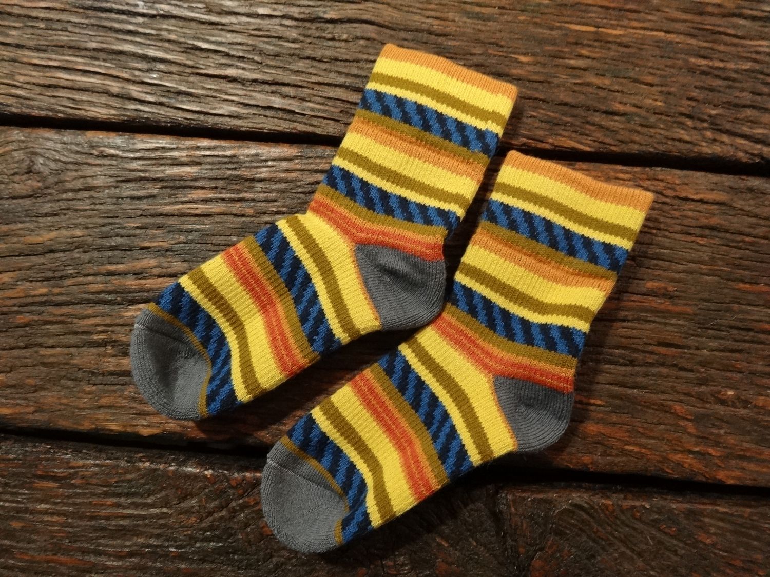 Fiesta Alpaca Socks, Color: Mustard, Size: Small/Medium