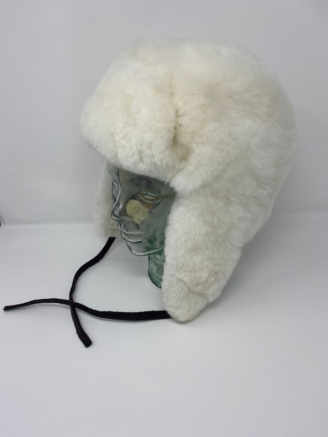 RCMP Fur Hat, Color: White