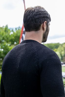 Solid Crew Neck Sweater