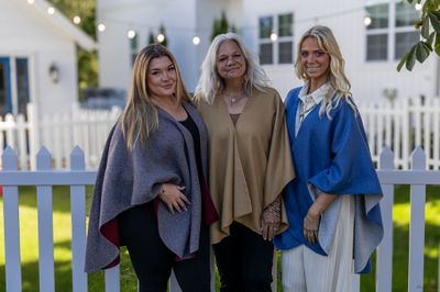 Reversible Double Face Ruana