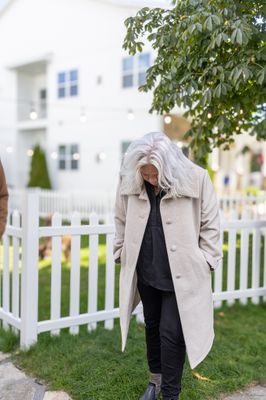 Lady&#39;s Long Duchess Coat