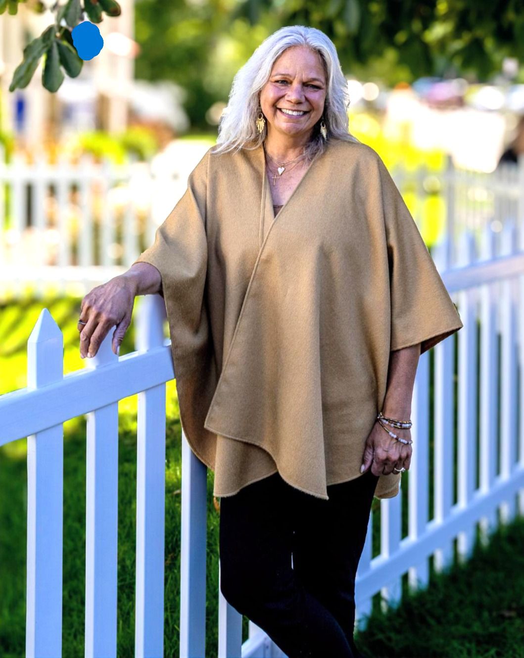 Solid Color Ruana Wrap