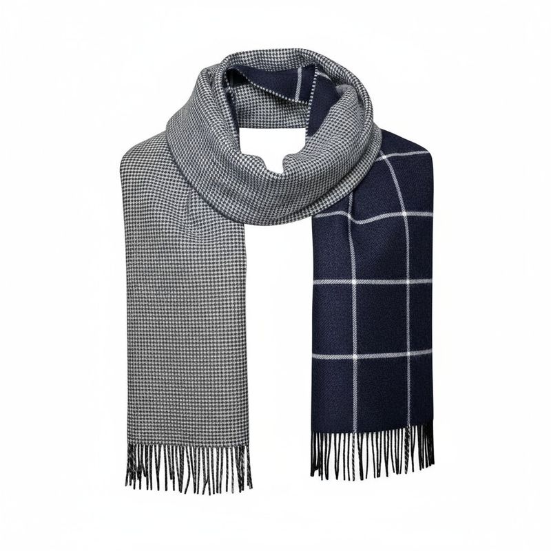 Reversible Window Pane Scarf