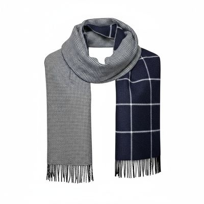 Reversible Window Pane Scarf