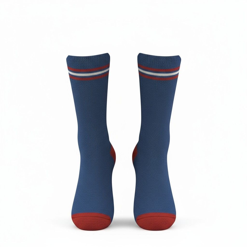 Courtyard Knit Socks, Color: Navy, Size: Small/Medium