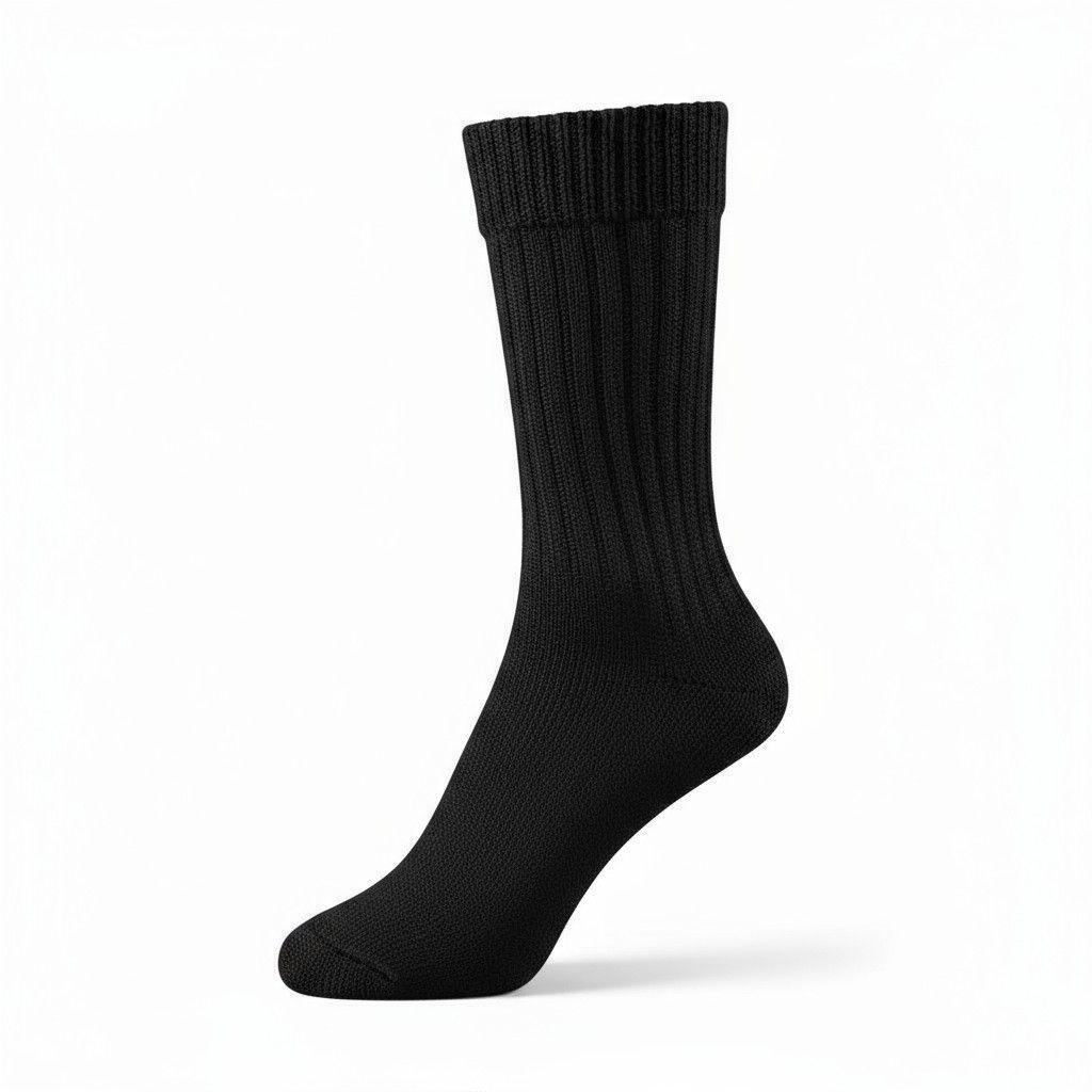 Premium Heavy Boot Socks, Color: Black, Size: Small
