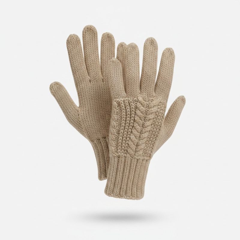 Classic Cable Alpaca Gloves