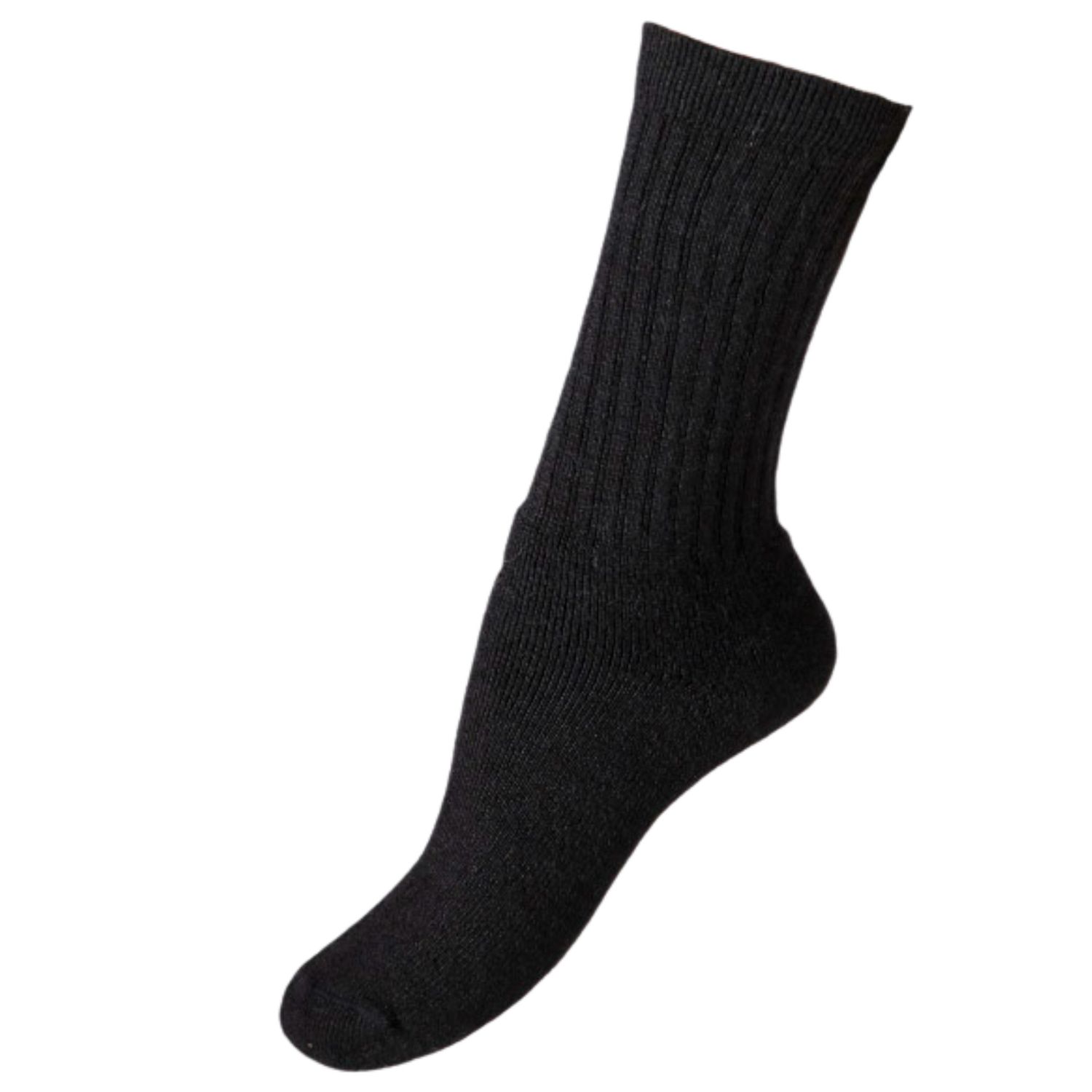 Crew Socks, Color: Black, Size: Small