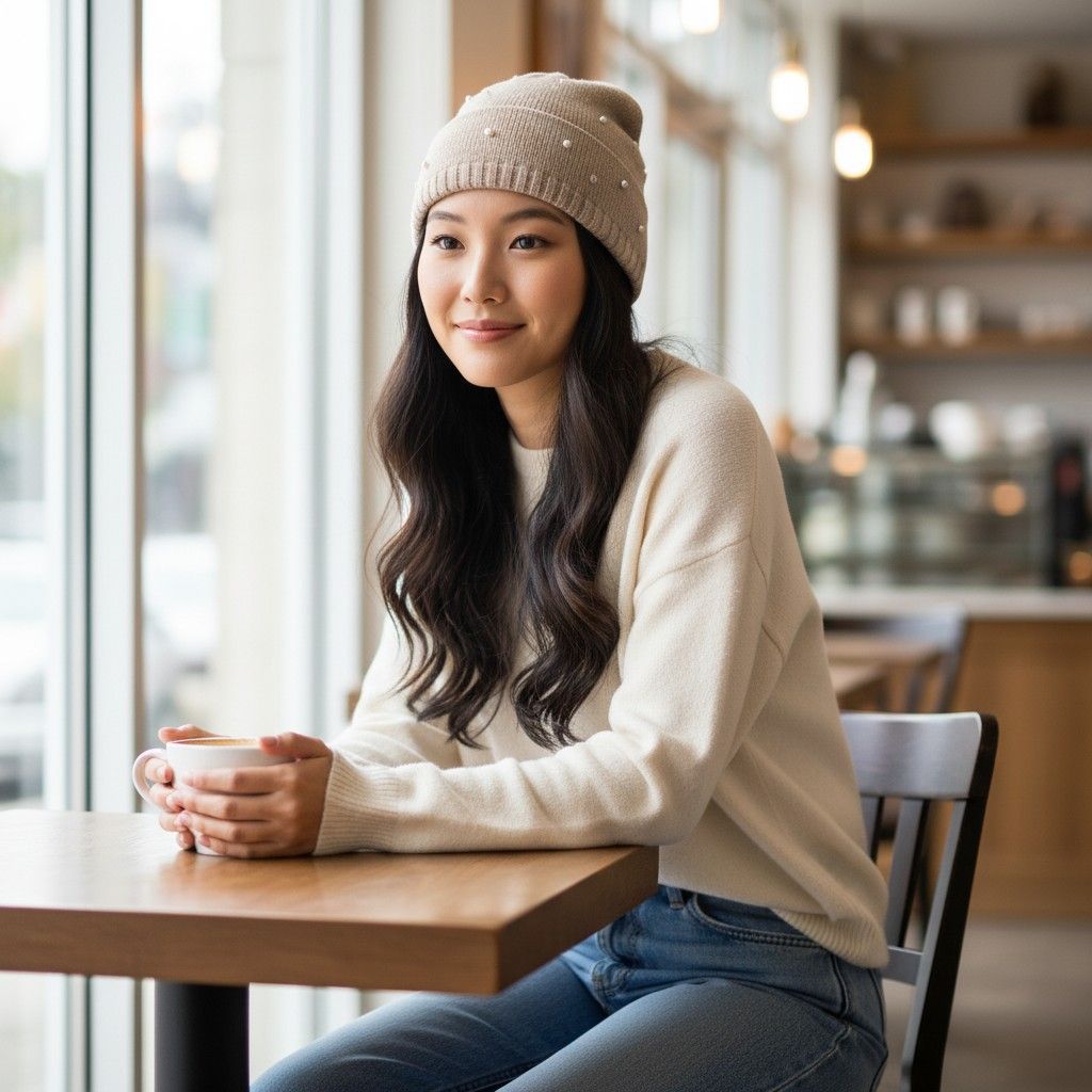 Amber Alpaca Hat, Color: Beige