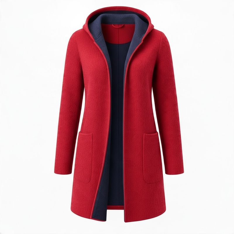 Reversible Coat with Hood