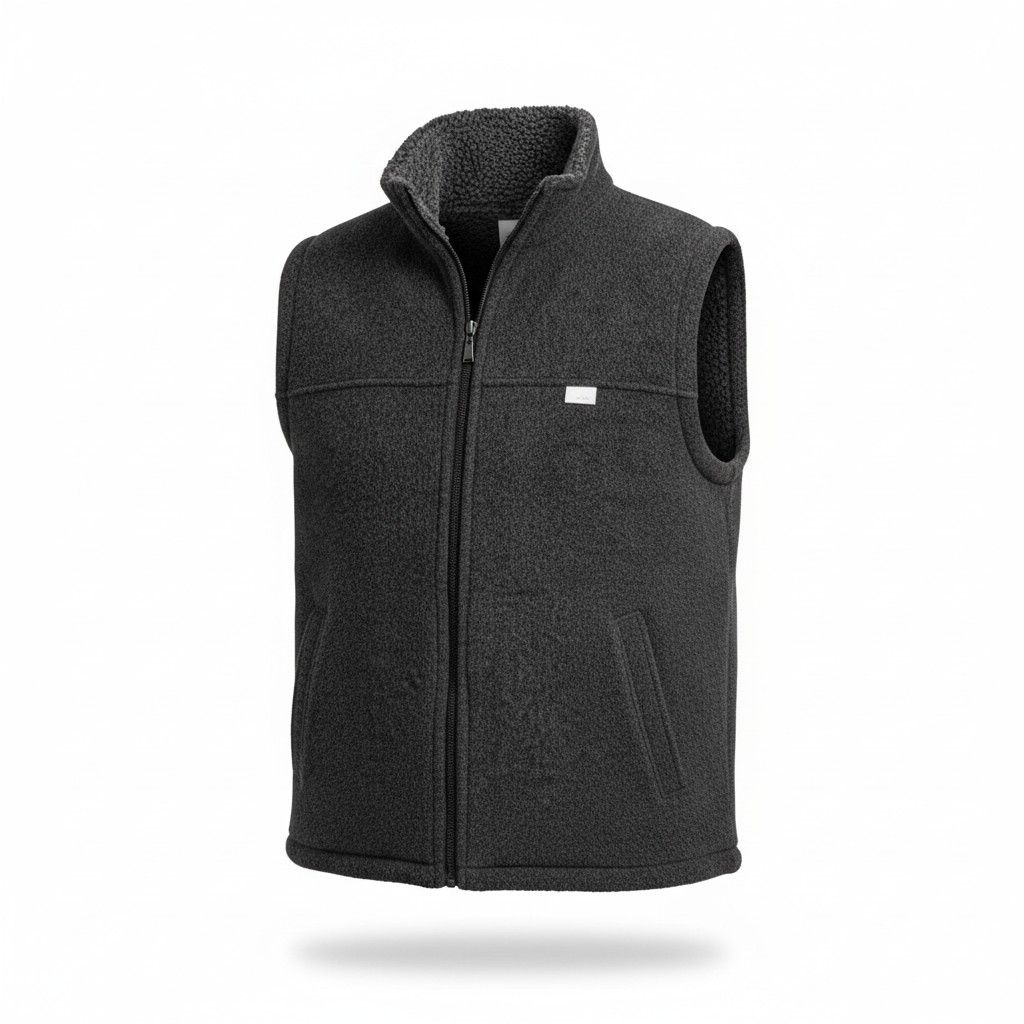 Fisherman's Vest, Color: Charcoal, Size: Small