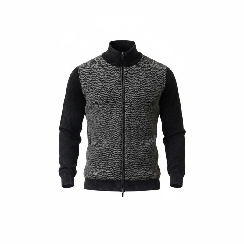 Diamond Full Zip Cardigan