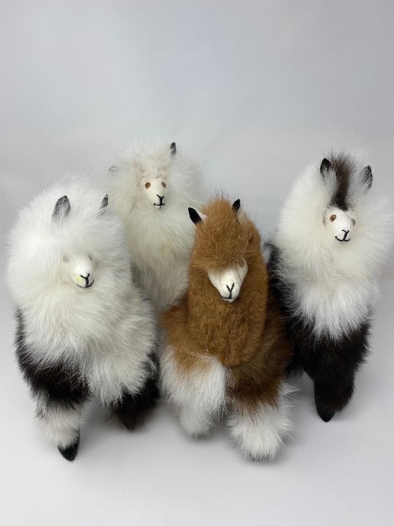 Alpaca Stuffed Animal - Standing 12", Color: Multi-Color