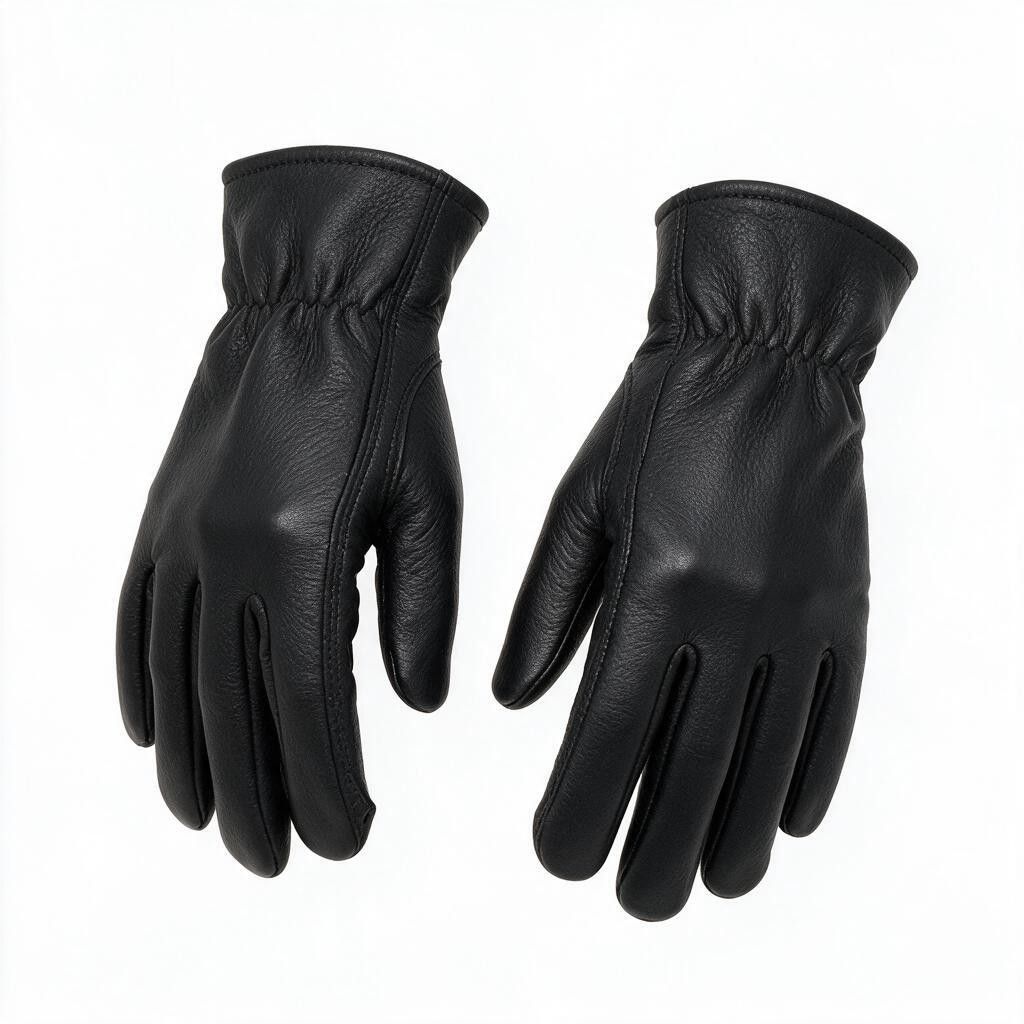 Leather Gloves, Size: X-Small
