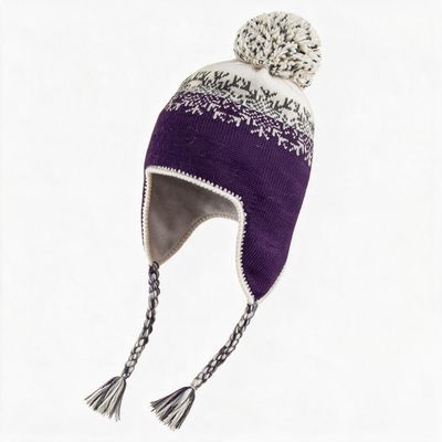 Norway Ski Hat w/Ear Flaps - Fleece Lined