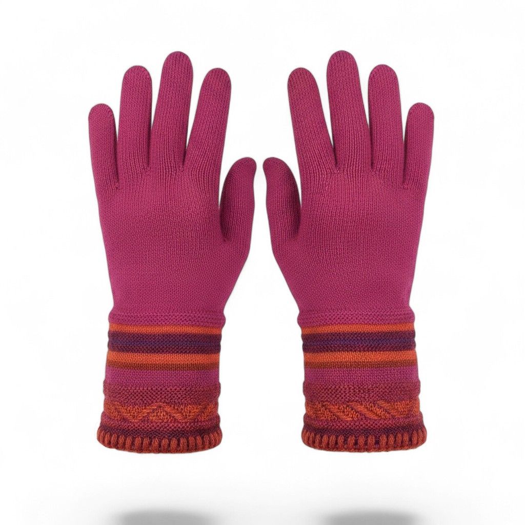 Beanie Gloves, Color: Fuscia