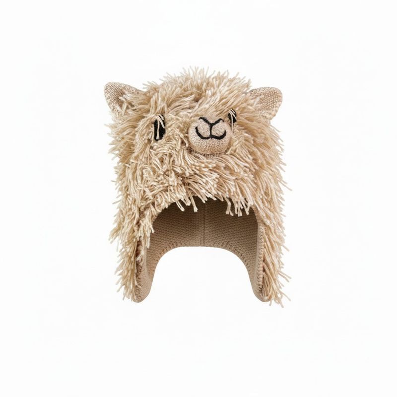 Cute Alpaca Hat w/Ear Flaps