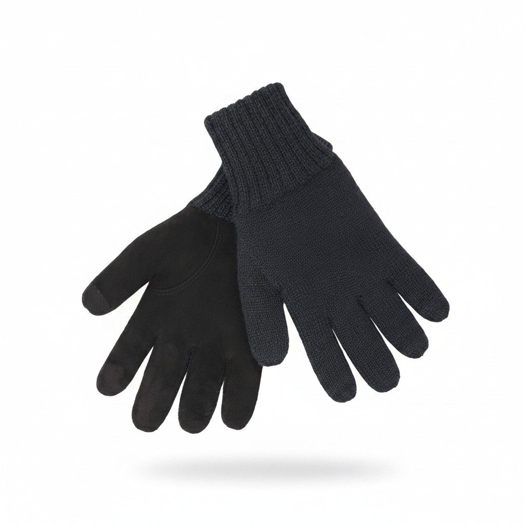 Alpaca Double Layer Driving Gloves, Size: Small