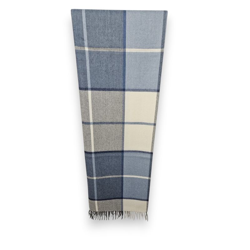 100% Baby Alpaca Horizon Stripe Blanket