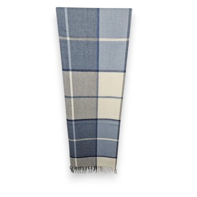 100% Baby Alpaca Horizon Stripe Blanket