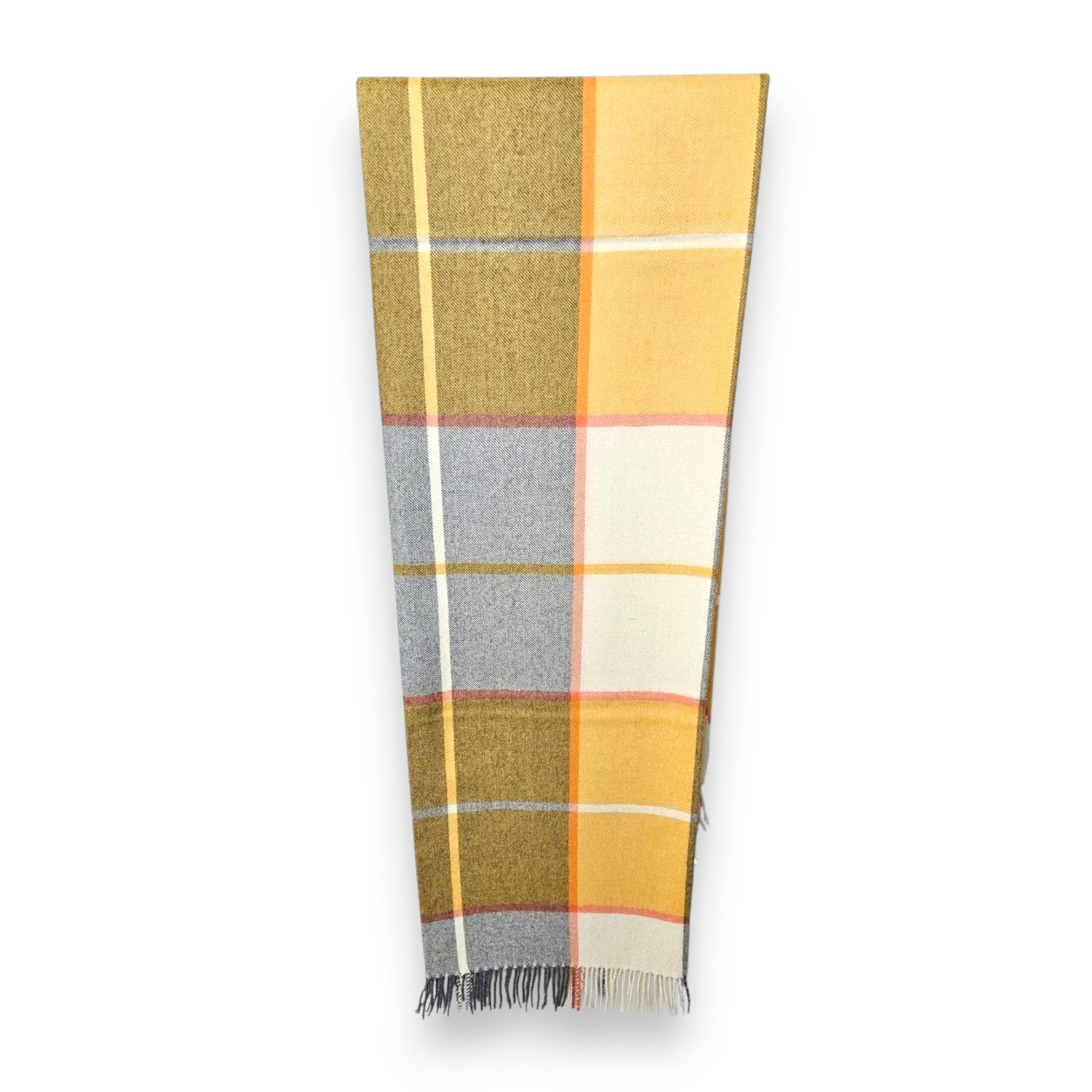 100% Baby Alpaca Horizon Stripe Blanket, Color: Yellow