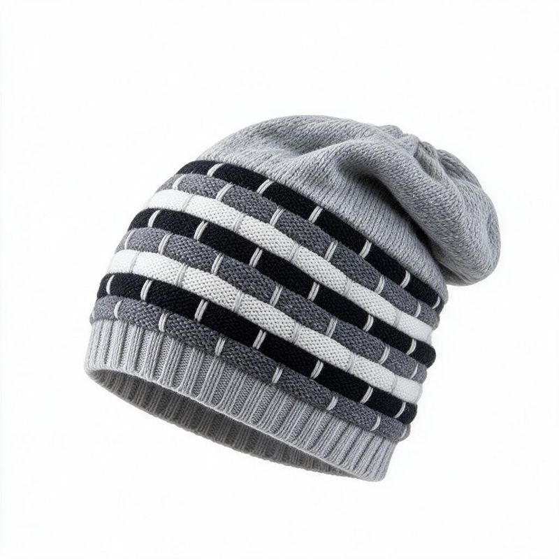 Justin  Striped Alpaca Hat