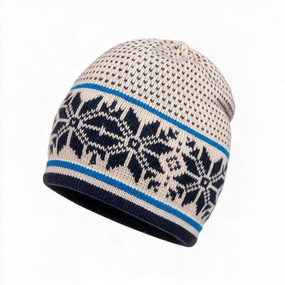 Norwegian Snowflakes Alpaca Hat