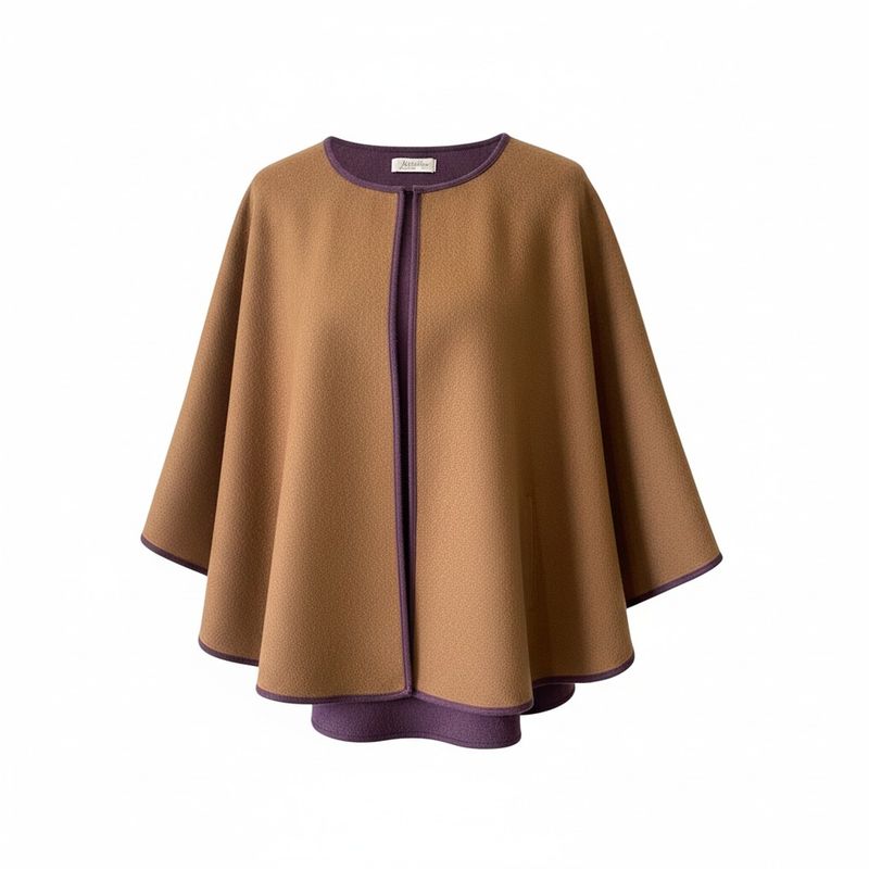Double Face Poncho