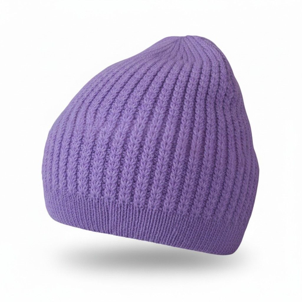 Aubrey Alpaca Knit Hat, Color: Violet