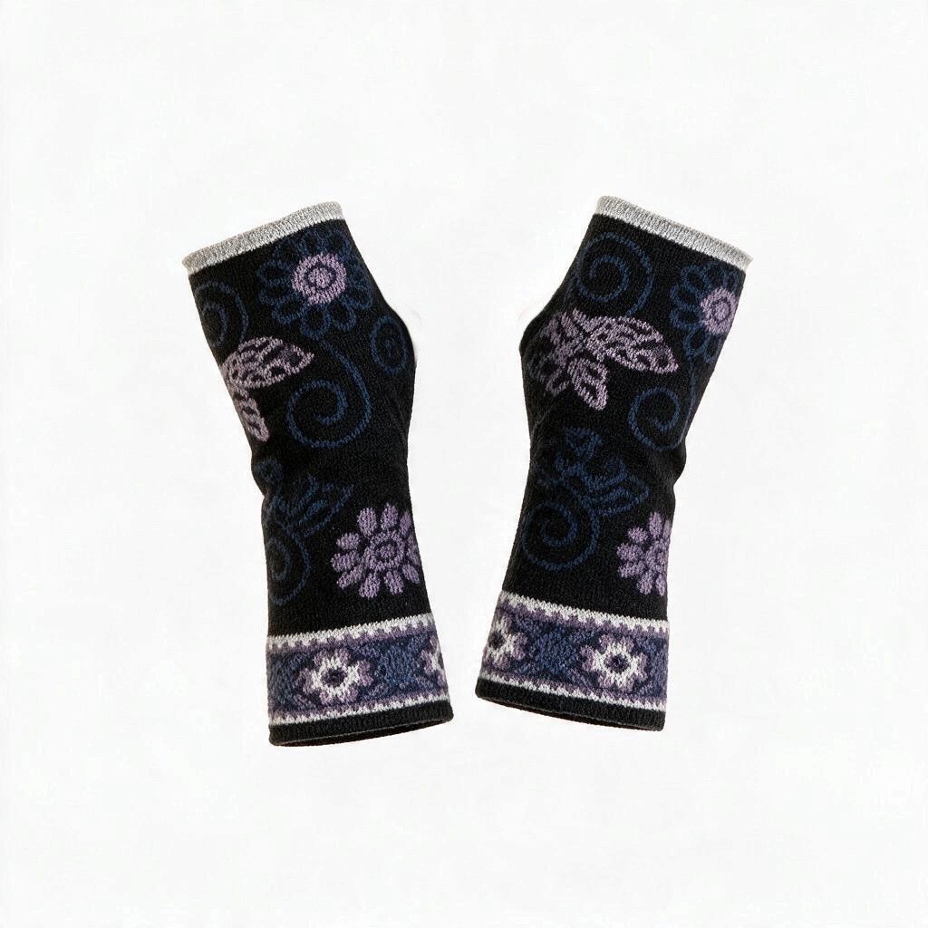 Midnight Garden Mittens