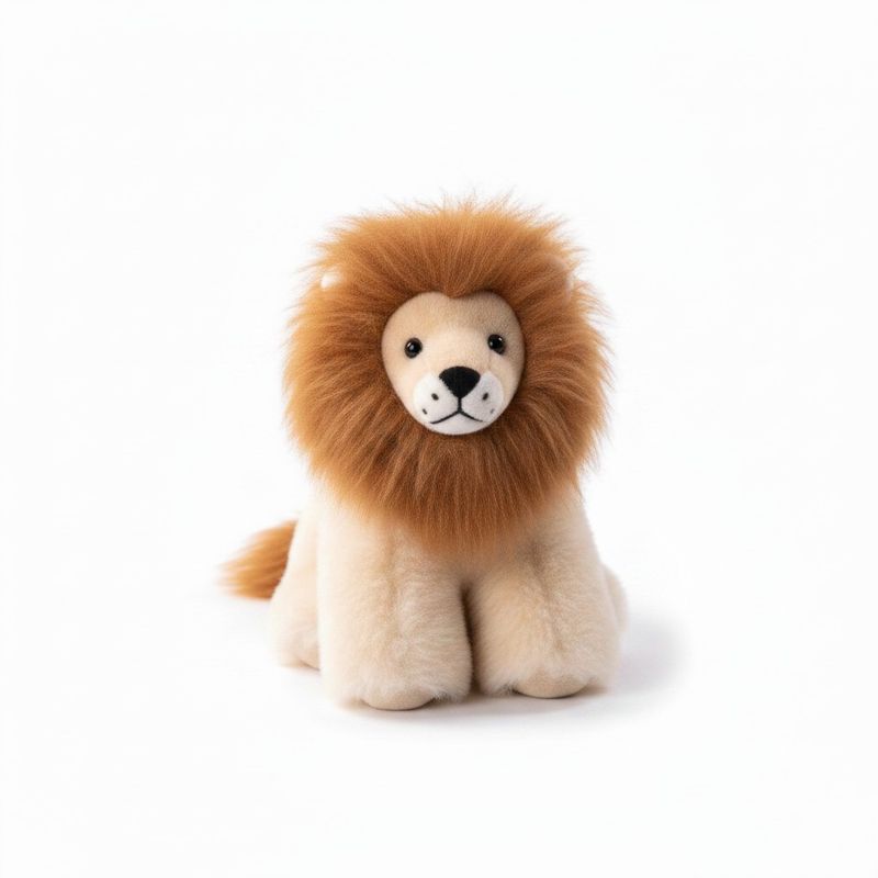 Lion Alpaca Fur Stuffed Animal