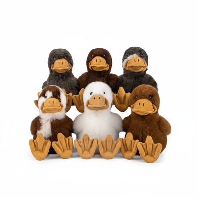 Alpaca Stuffed Duck - 14" Various Colors