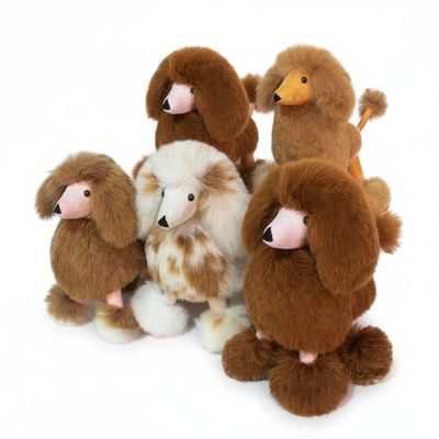 Alpaca Stuffed Poodle - 13” Various