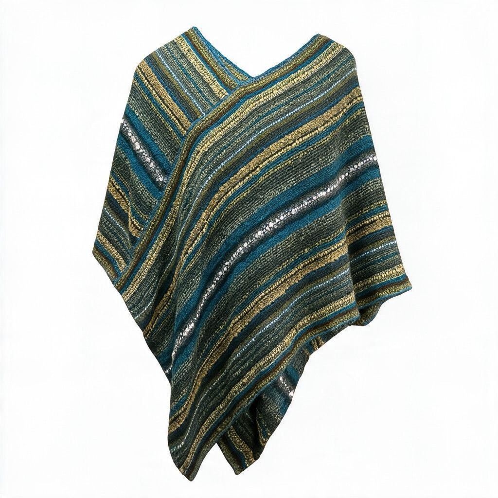 Ines Poncho, Color: Green