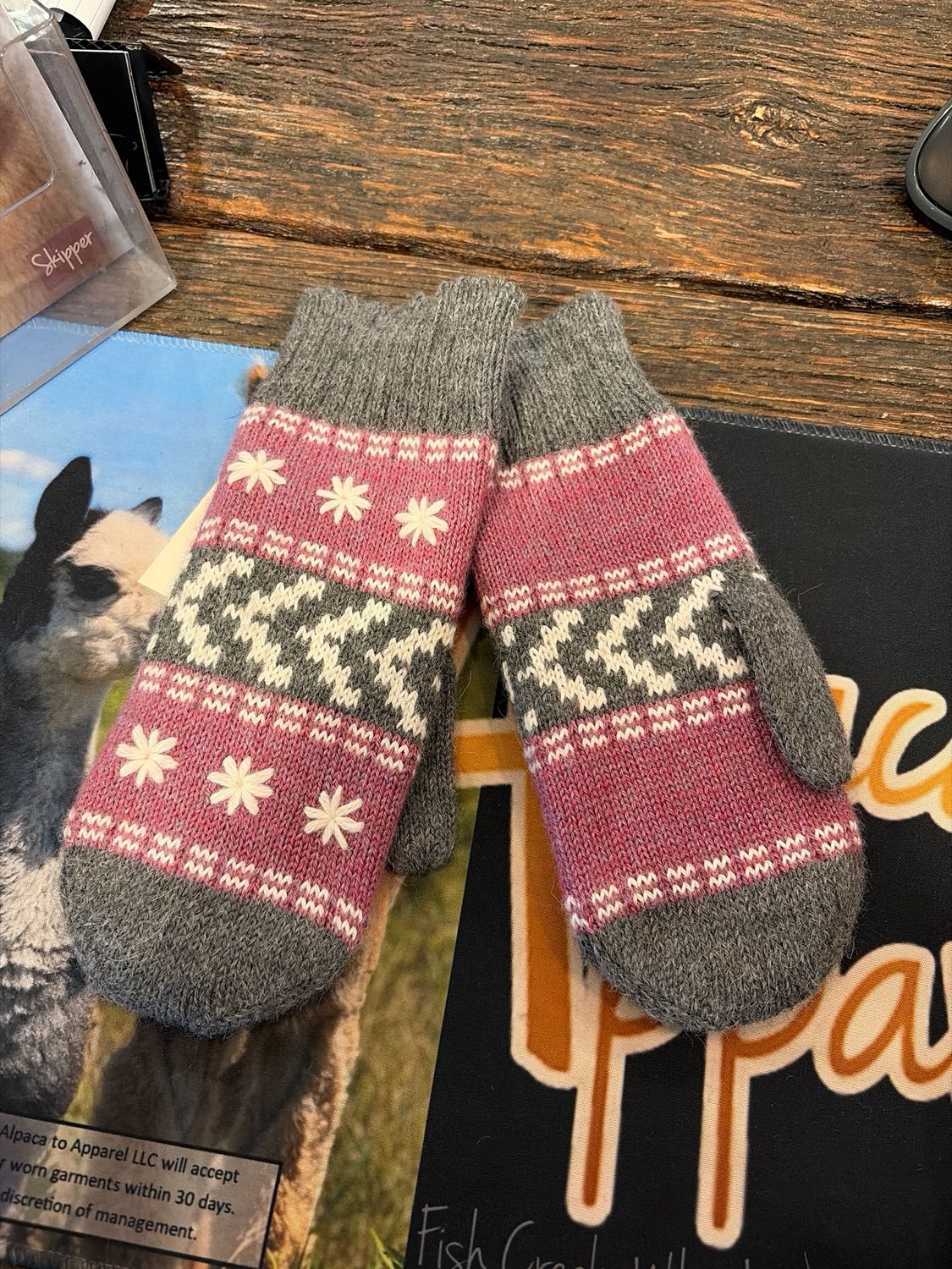 Nevada Alpaca Mittens w/Fleece Lining
