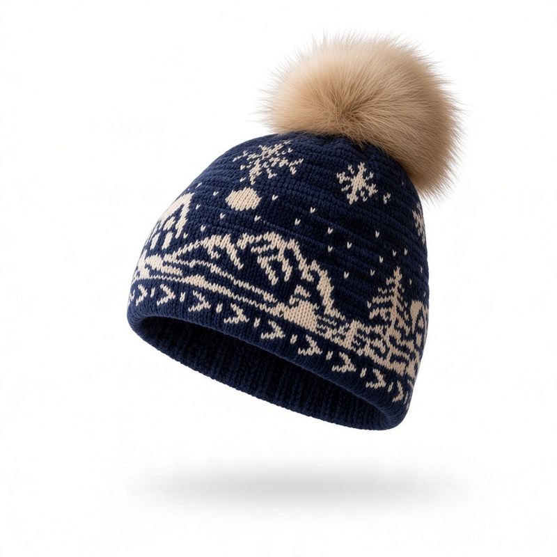 Meadow Snow Alpaca Hat