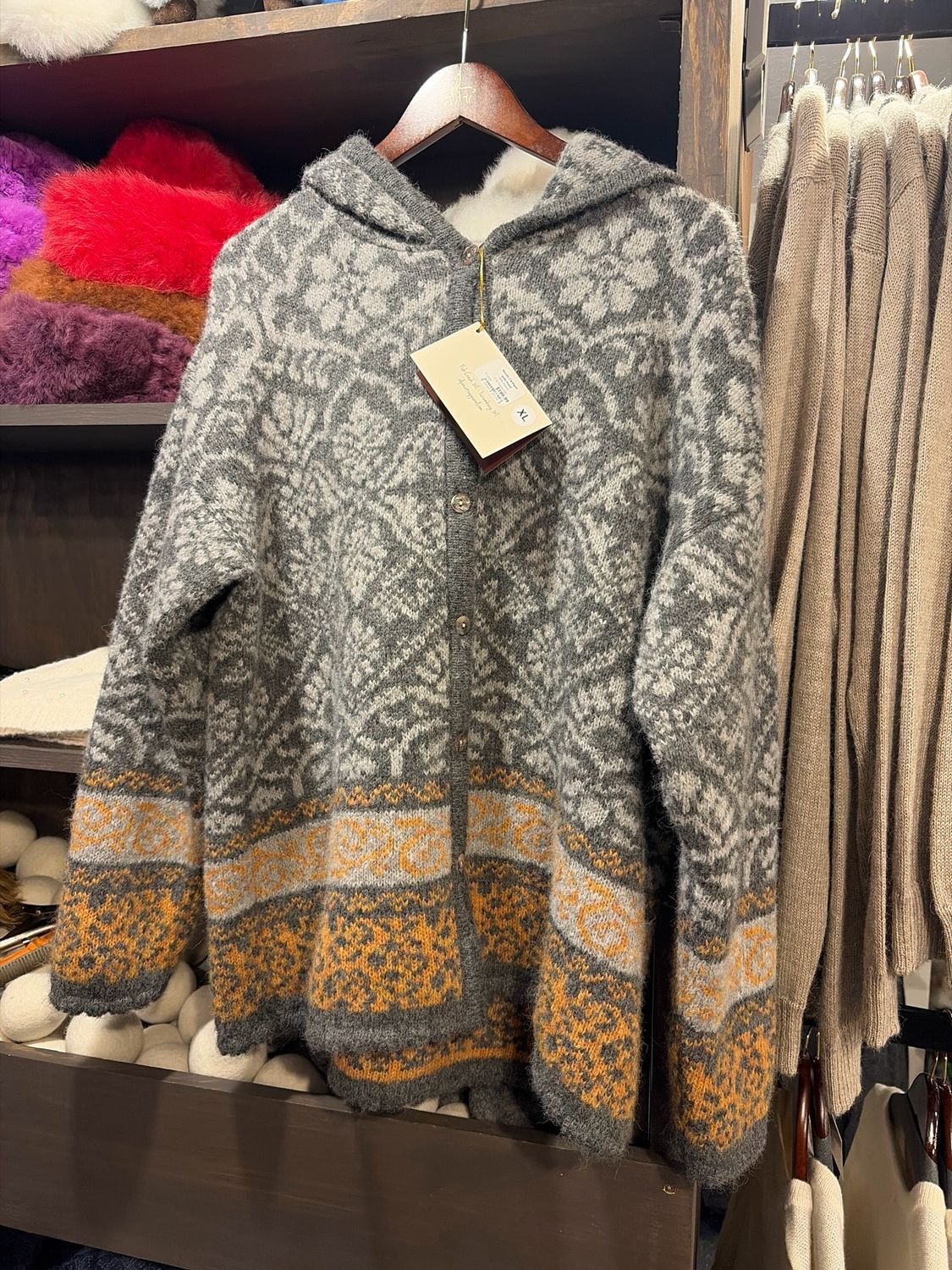 Nordic Cardigan with Hood