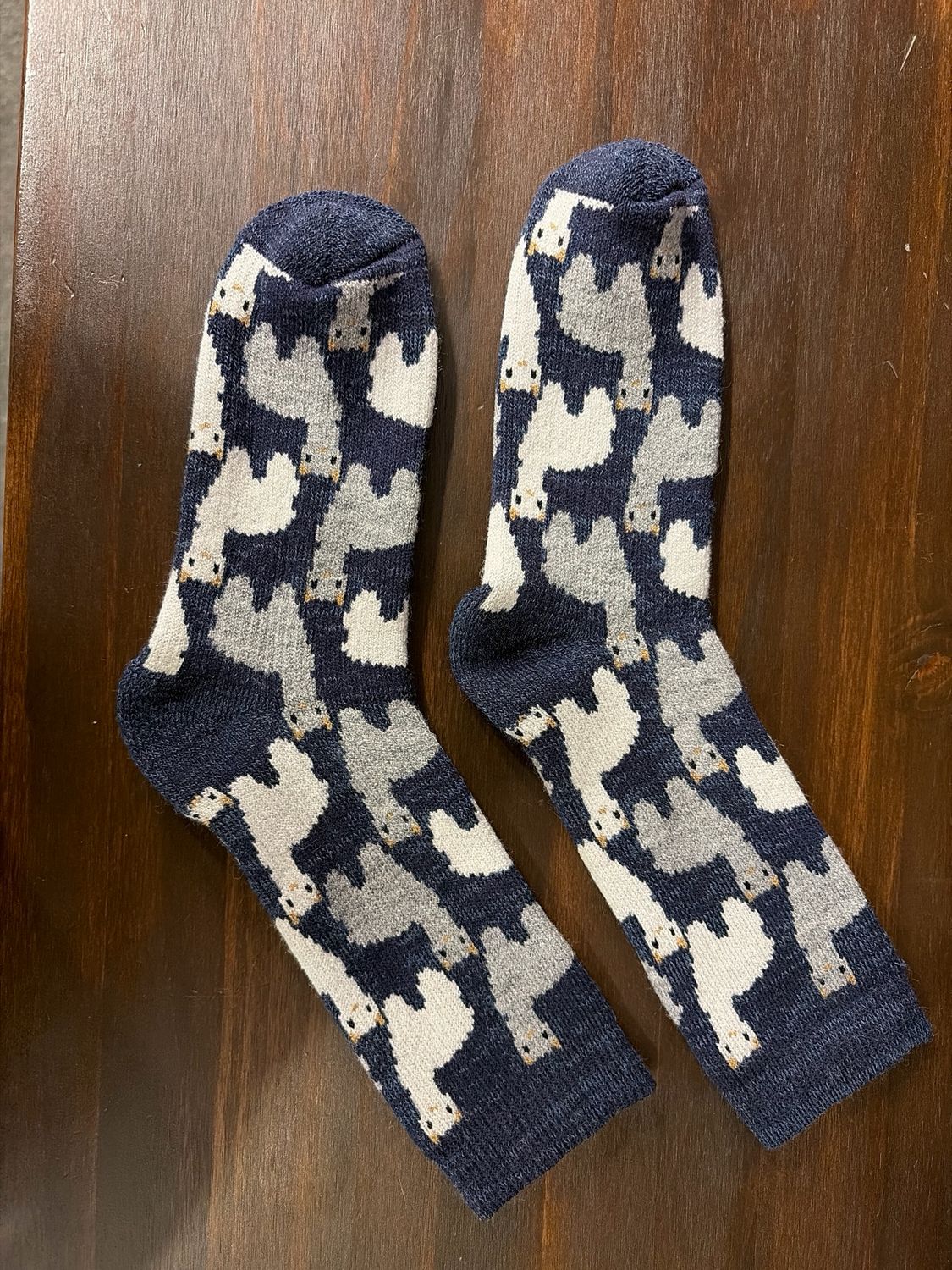 Kid Knit Alpaca Motif Socks