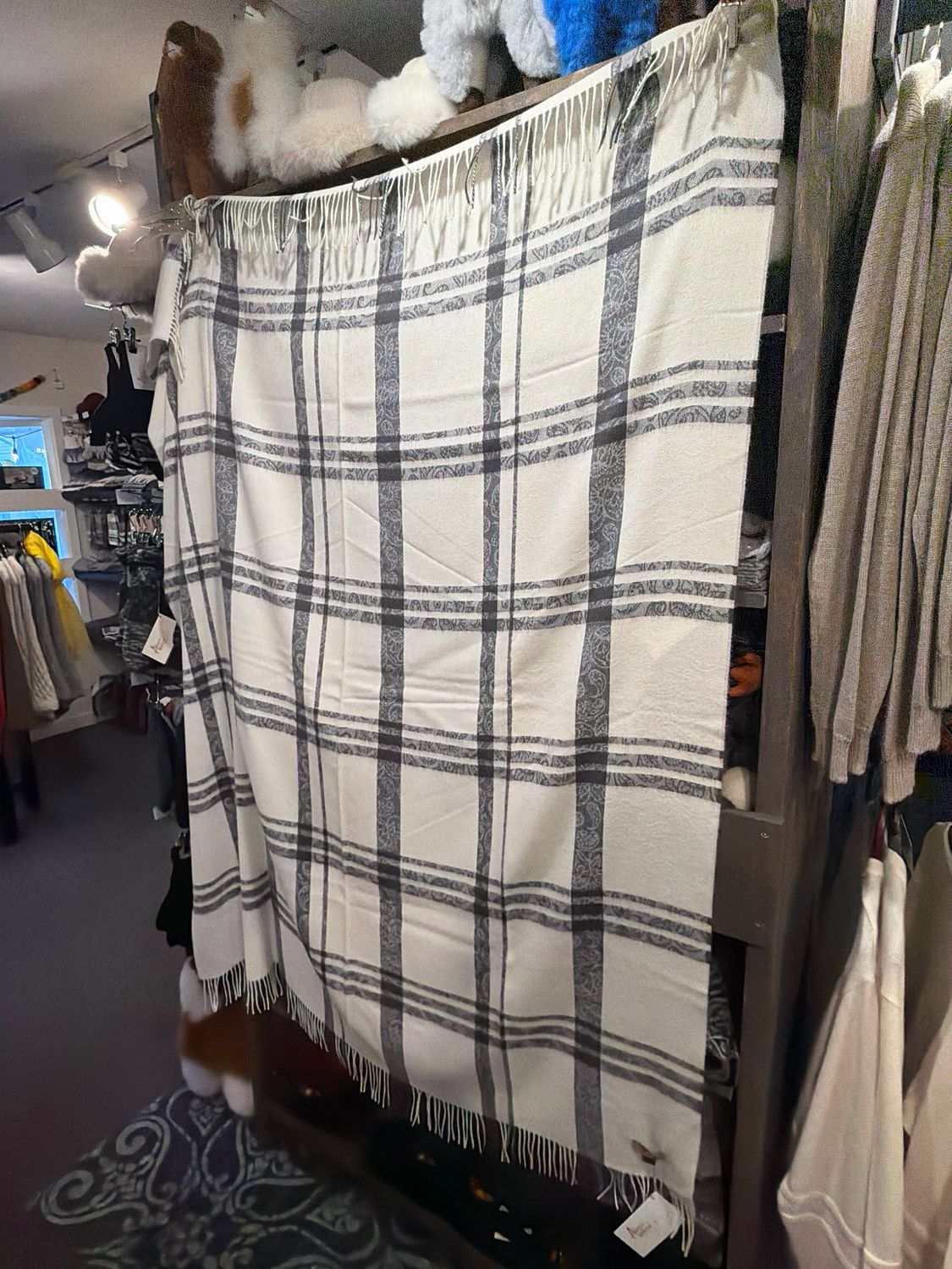100% Baby Alpaca Scottish Tapestry Blanket
