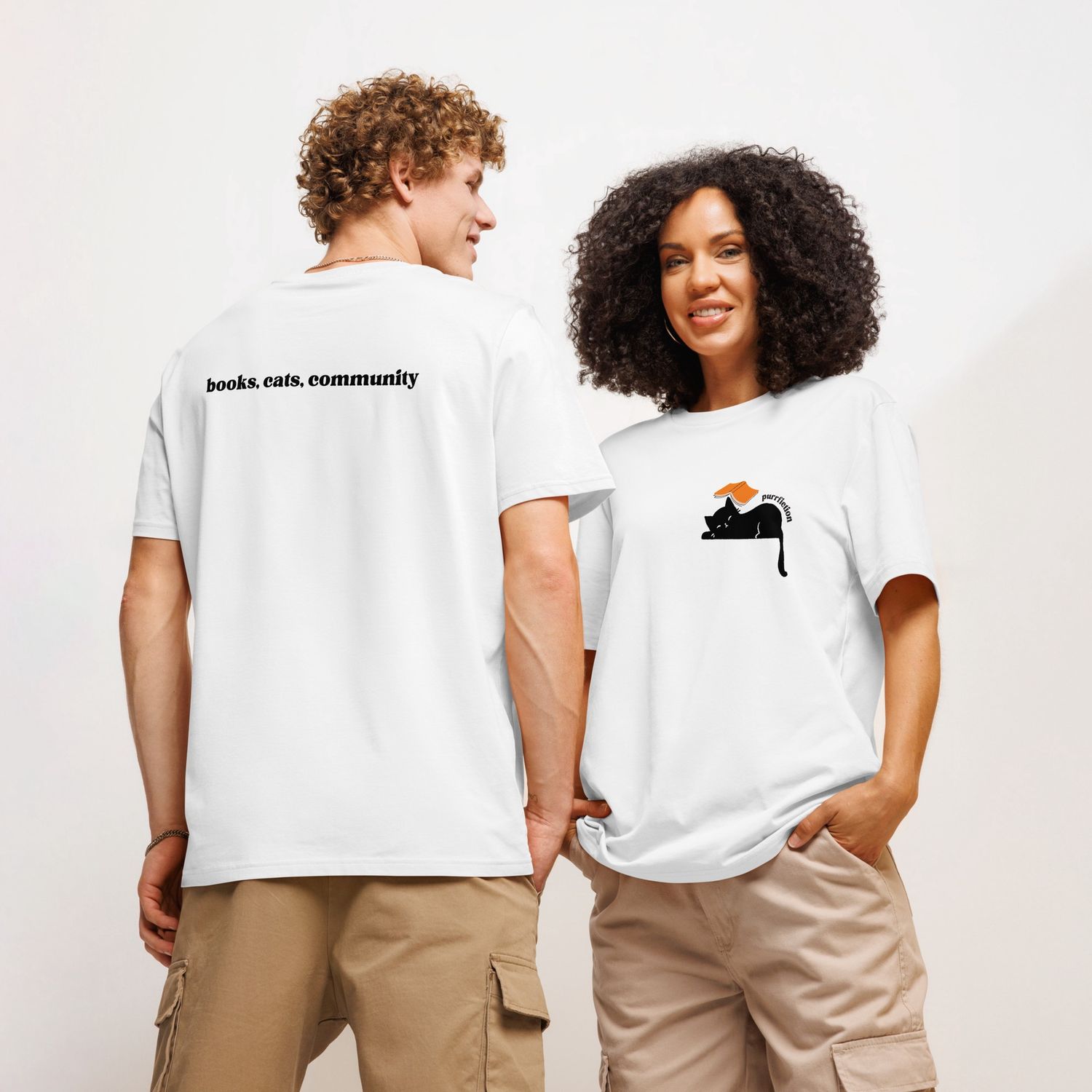 Unisex Organic Cotton Ribbed Neck T-shirt