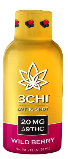 3CHI Delta 9 Shots - 20mg - WILD BERRY