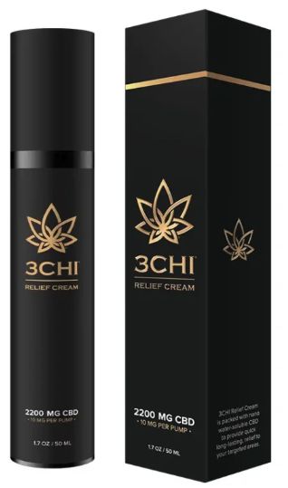 3Chi CBD Relief Cream - 2200mg