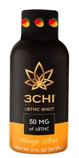 3CHI Delta 8 Shots - 50mg - MANGO CITRUS