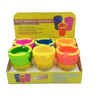 Butt Bucket ASHTRAY Neon Colors - GLOW IN THE DARK