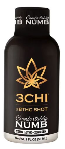 3CHI Delta 8 Shots - 25mg + 25mg CBN - COMFORTABLY NUMB
