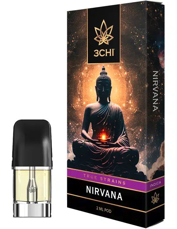 3CHI True Strains 2ml Vape POD - INDICA - NIRVANA