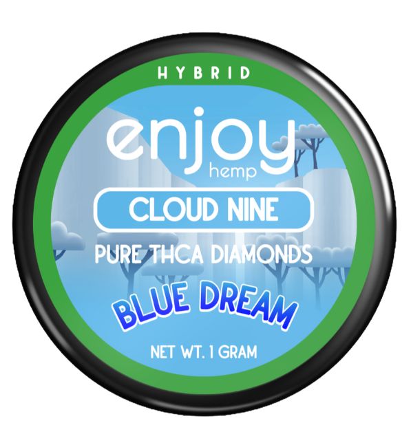 Enjoy Hemp 1gm Live Rosin PURE THCA Diamonds - HYBRID - CLOUD NINE - BLUE DREAM