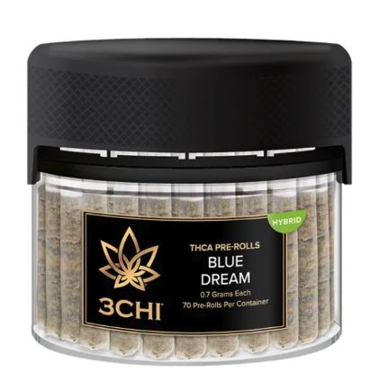 3Chi THCA  Pre-Rolls 0.7g, Strain: Blue Dream