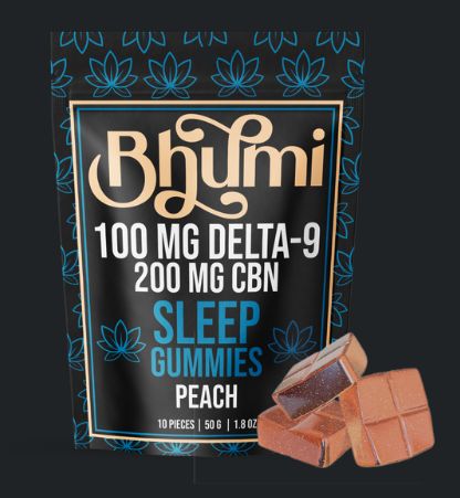 Bhumi D9 100mg Gummies - SLEEP - PEACH